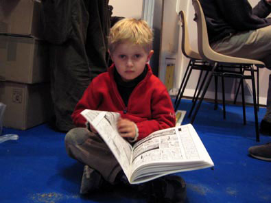 Un jeune lecteur, Louis