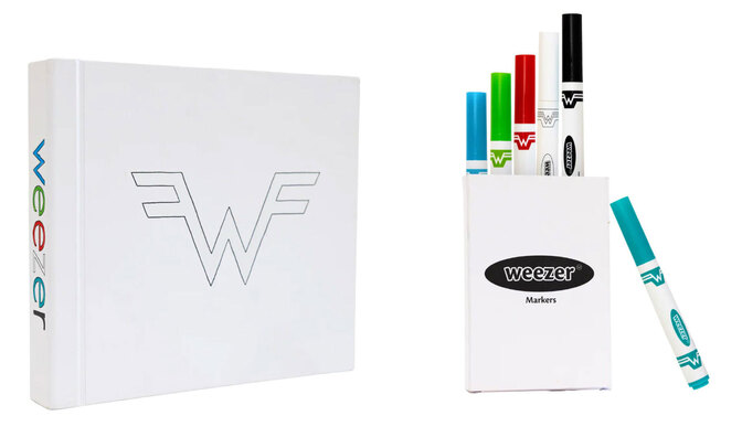 weezer (coloring book) box set and markers